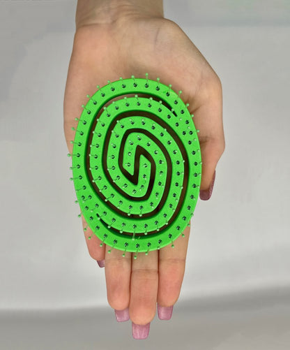 No Knots Detangler Forest Green