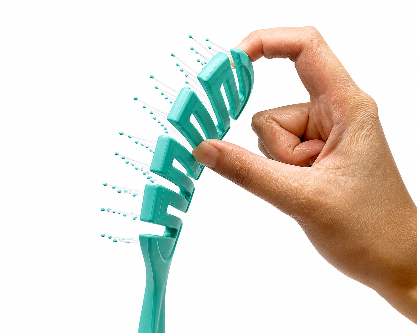 Magic Hair Brush - Mini Sea Green Sports