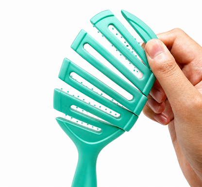 Magic Hair Brush - Mini Sea Green Sports